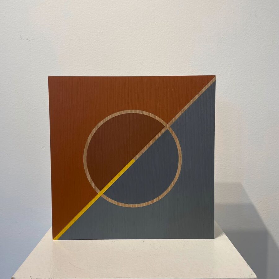 Mónica Negret Gris y Amarillo