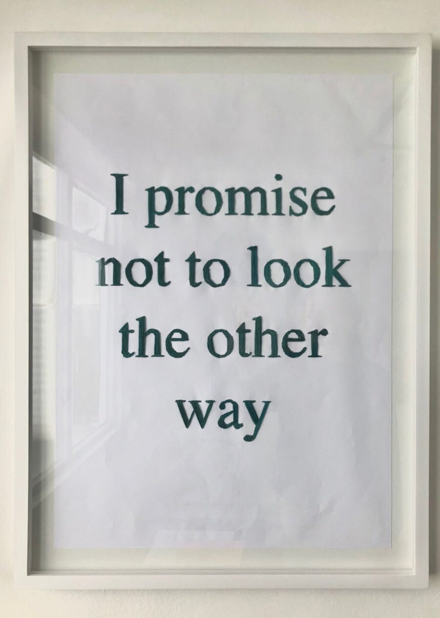 Maria Paula Suárez I promise not to look the other way , 2022